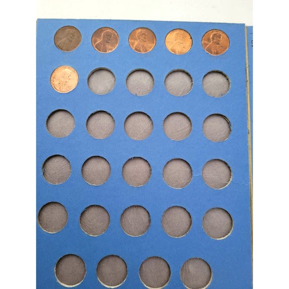 Coin Books - One a Year Cent Collection 1909 to Date & Lincoln Cent Collection S - Picture 5 of 9